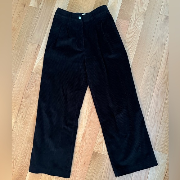 Cord Pleated Trousers - Picture 8 of 8